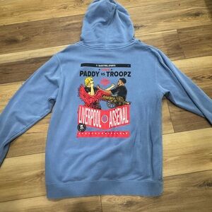 Blue Liverpool vs Arsenal Hoodie